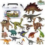 Tagitary 恐竜フィギュア 知育おもちゃ 17点セット 収納ボックス付き - Tagitary