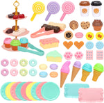 Tagitary Pretend Play Food Toys Set, Ice Cream Toys Dessert Toys
